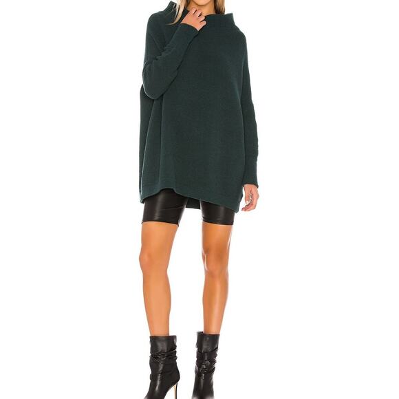 Free People Ottoman Slouchy Tunic Gothic Dark Turquoise - Picture 10 of 10